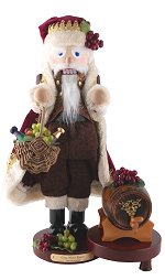 Cozy Wine Santa<br>Steinbach Nutcracker - 2023